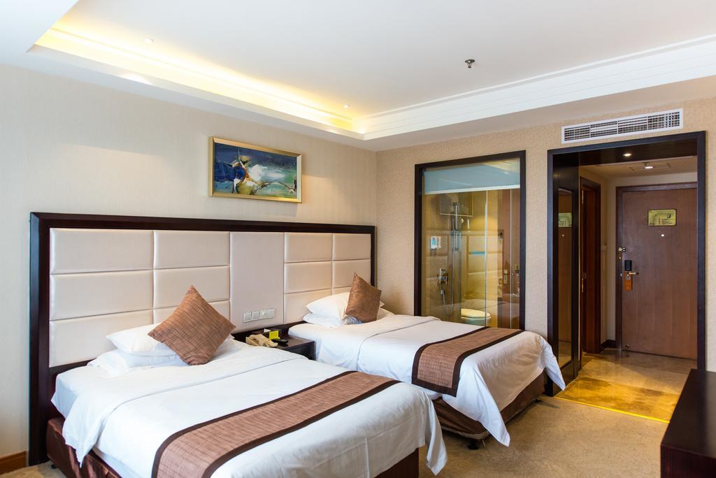 Vienna International Hotel - Expo Branch Shanghai Bagian luar foto